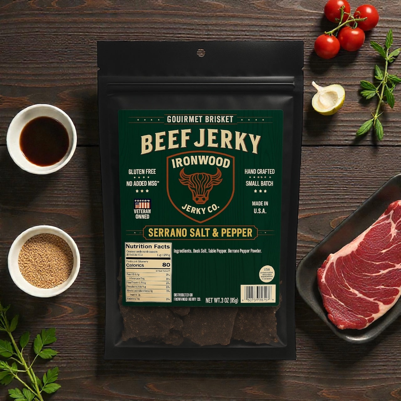 Serrano Salt & Pepper