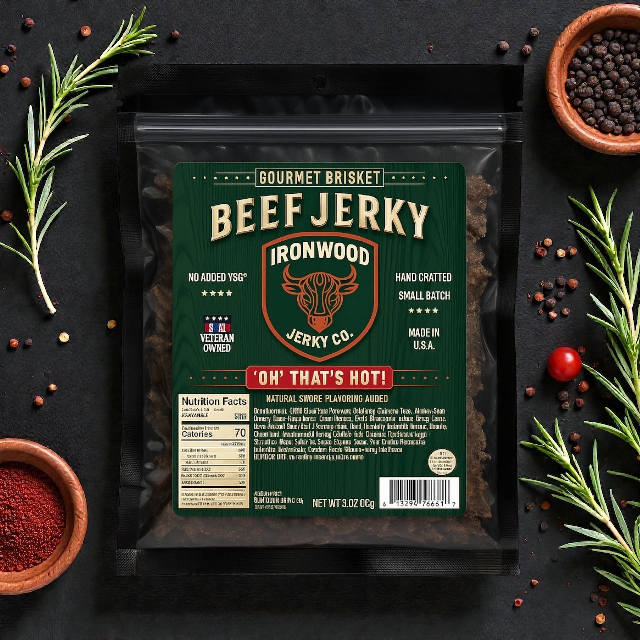 OH THAT IS HOT Cayenne Pepper Brisket Beef Jerky