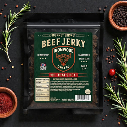 OH THAT IS HOT Cayenne Pepper Brisket Beef Jerky