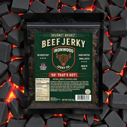 OH THAT IS HOT Cayenne Pepper Brisket Beef Jerky