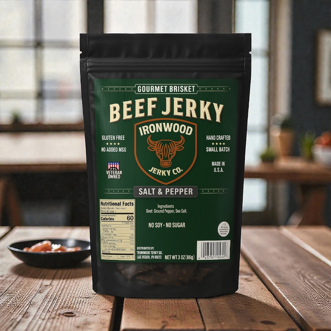 Salt & Pepper Beef Jerky