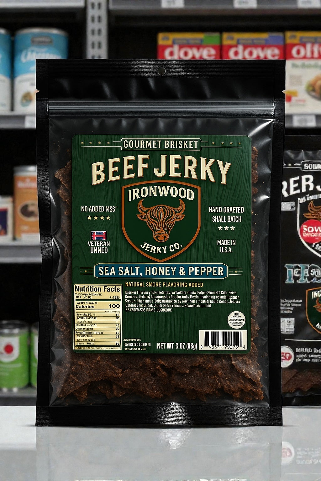 Sea Salt, Honey and Pepper Brisket Beef Jerky