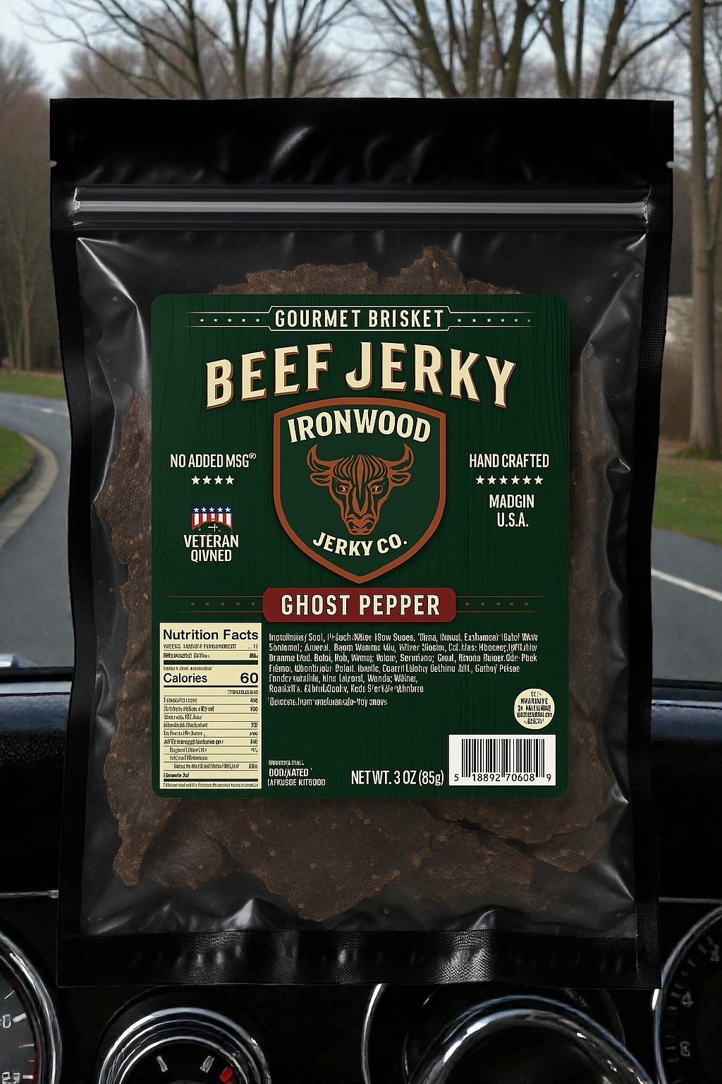 Ghost Pepper Brisket Beef Jerky