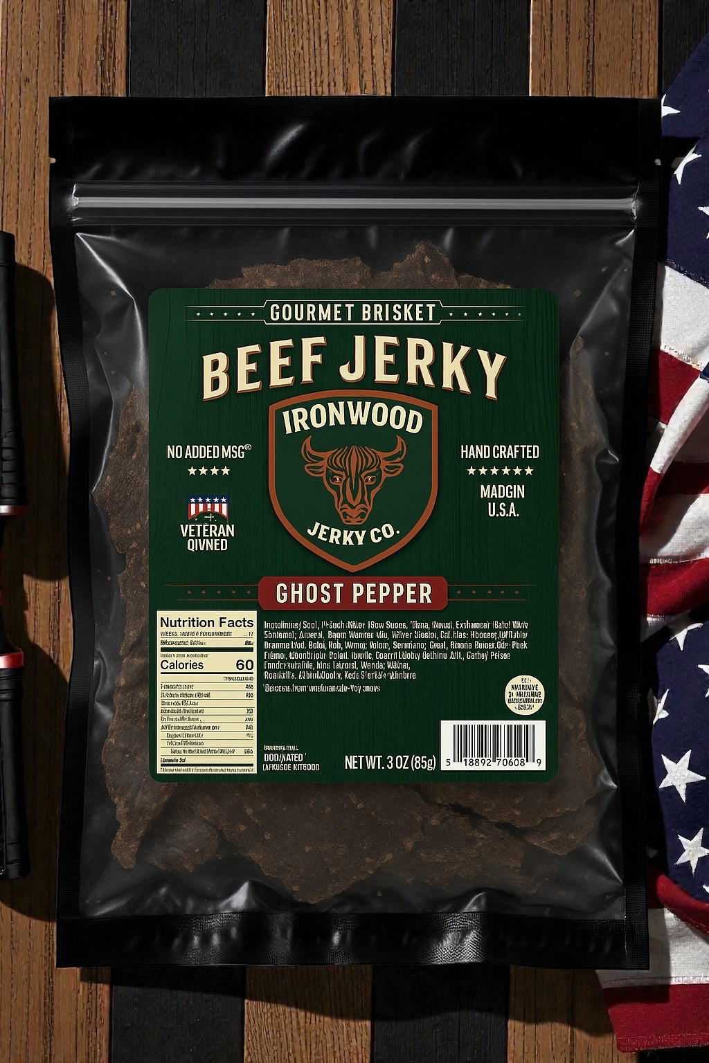 Ghost Pepper Brisket Beef Jerky