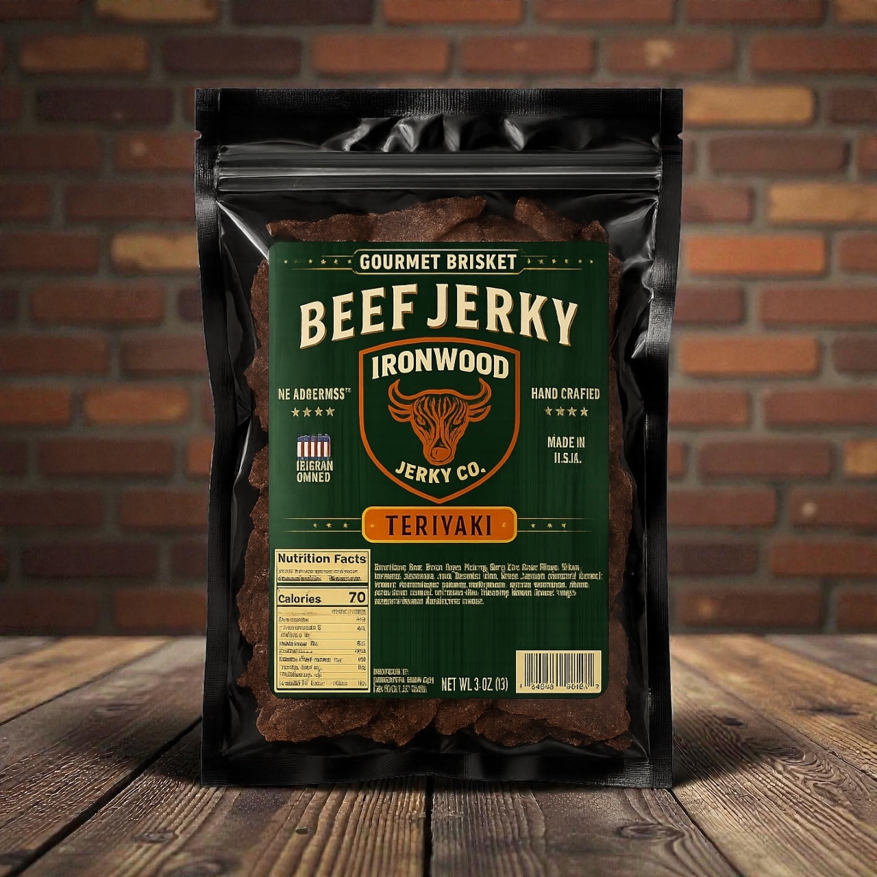 Teriyaki Brisket Beef Jerky