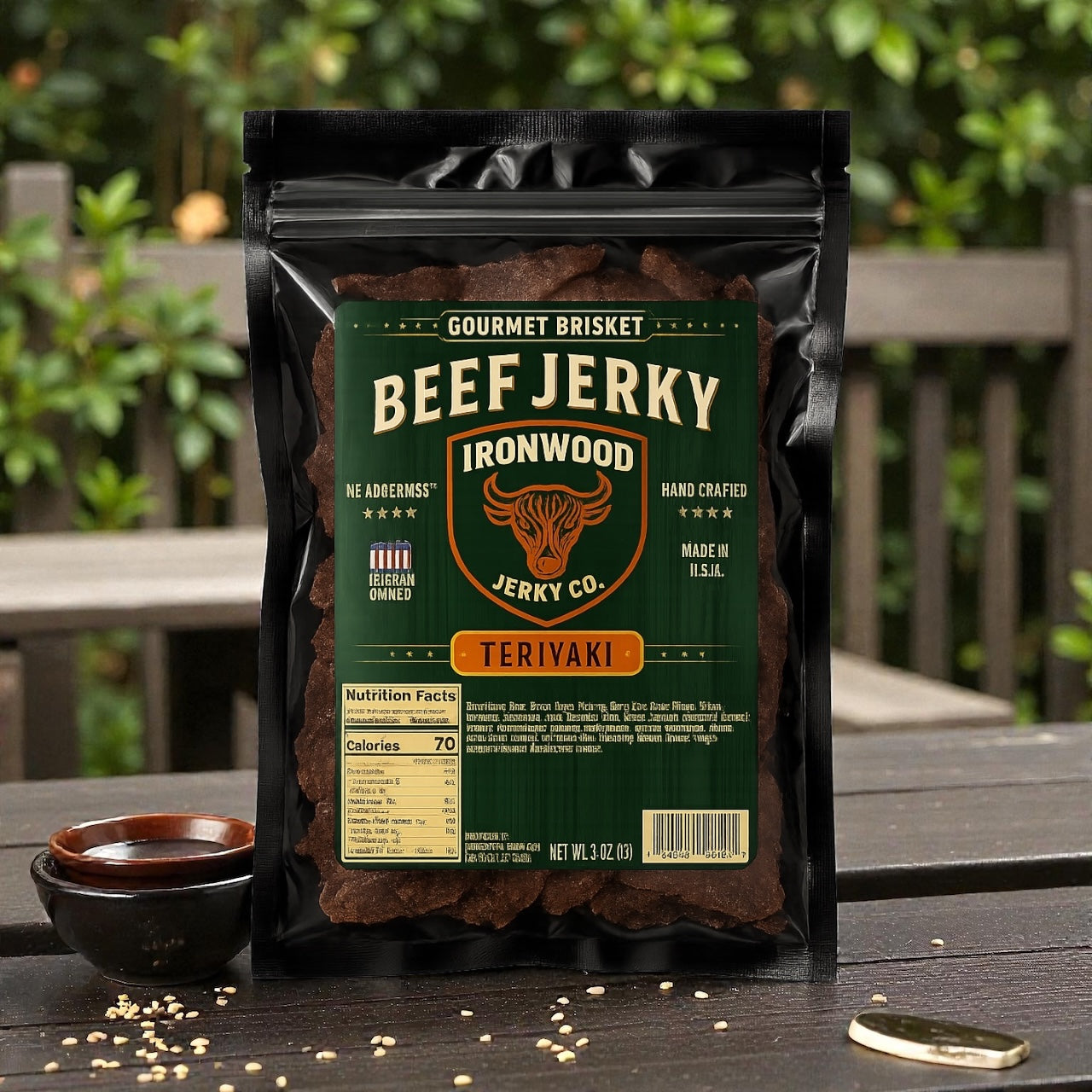 Teriyaki Brisket Beef Jerky