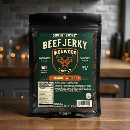 Straight Whiskey Brisket Beef Jerky