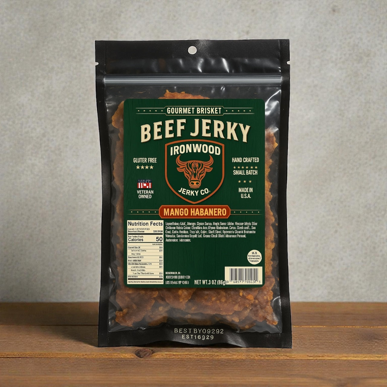 Mango Habanero Brisket Beef Jerky