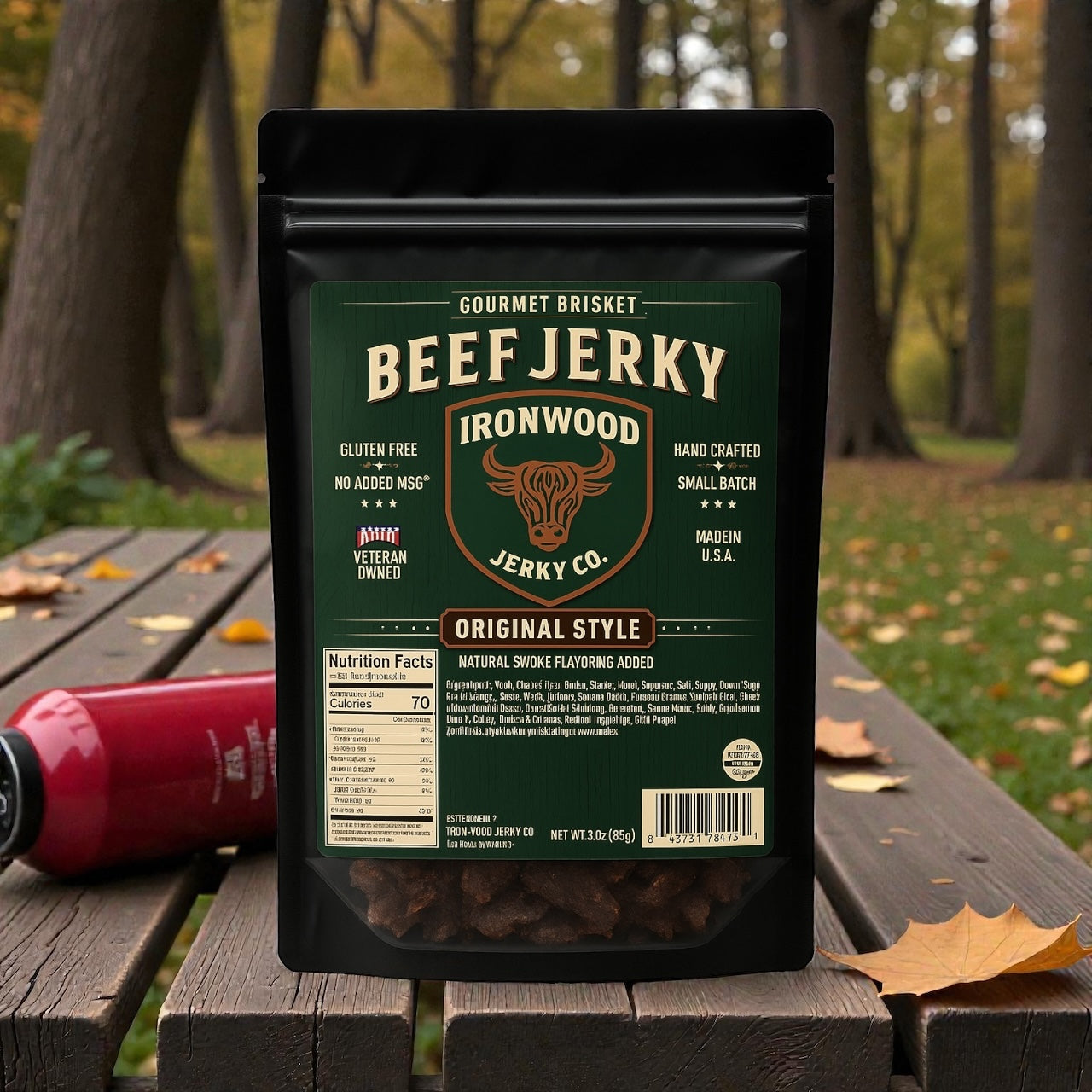 Original Flavor Brisket Beef Jerky (GLUTEN FREE)