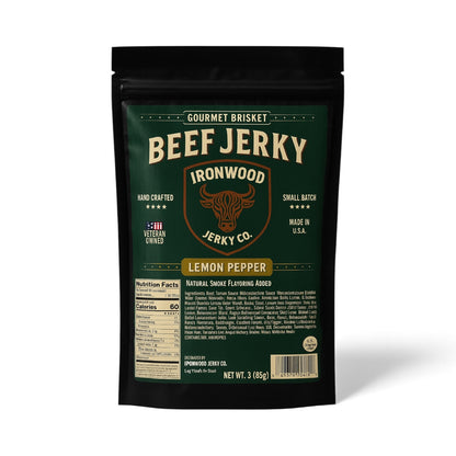 Lemon Pepper Brisket Beef Jerky