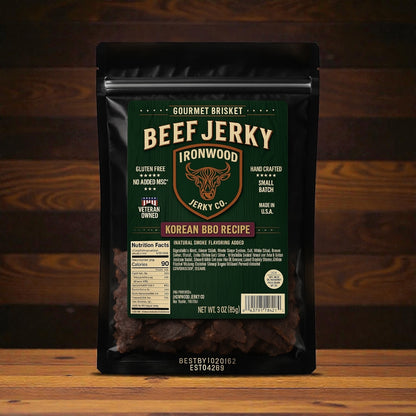 Korean BBQ Brisket Beef Jerky