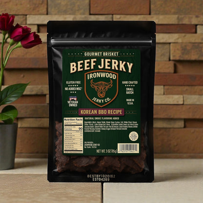 Korean BBQ Brisket Beef Jerky