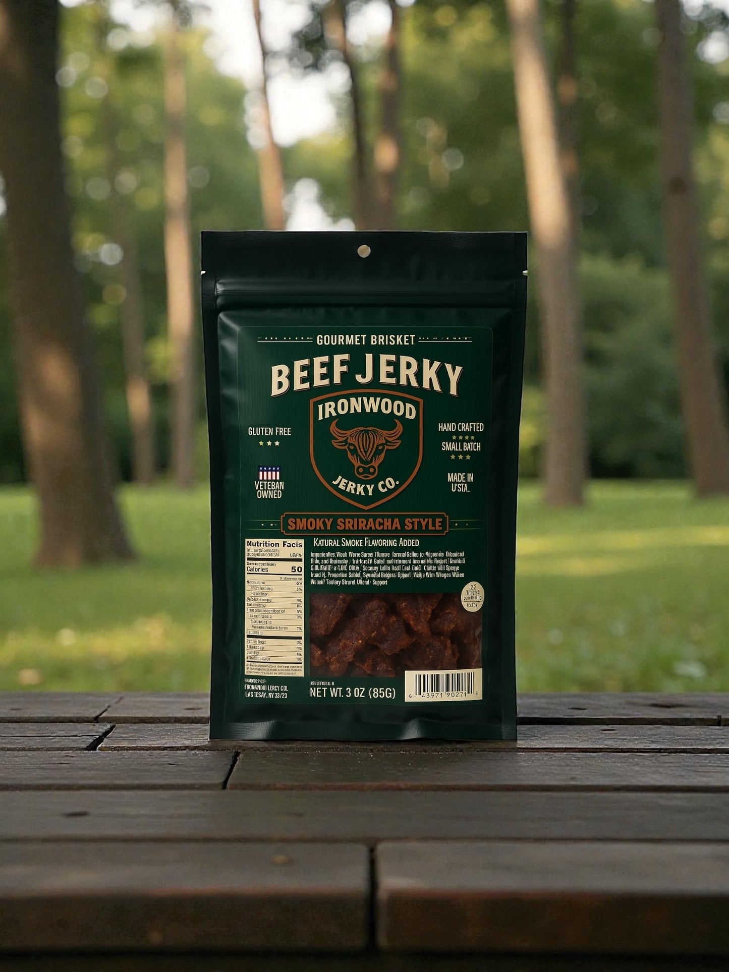Smoky Sriracha Brisket Beef Jerky