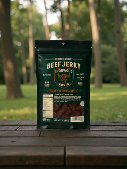 Smoky Sriracha Brisket Beef Jerky