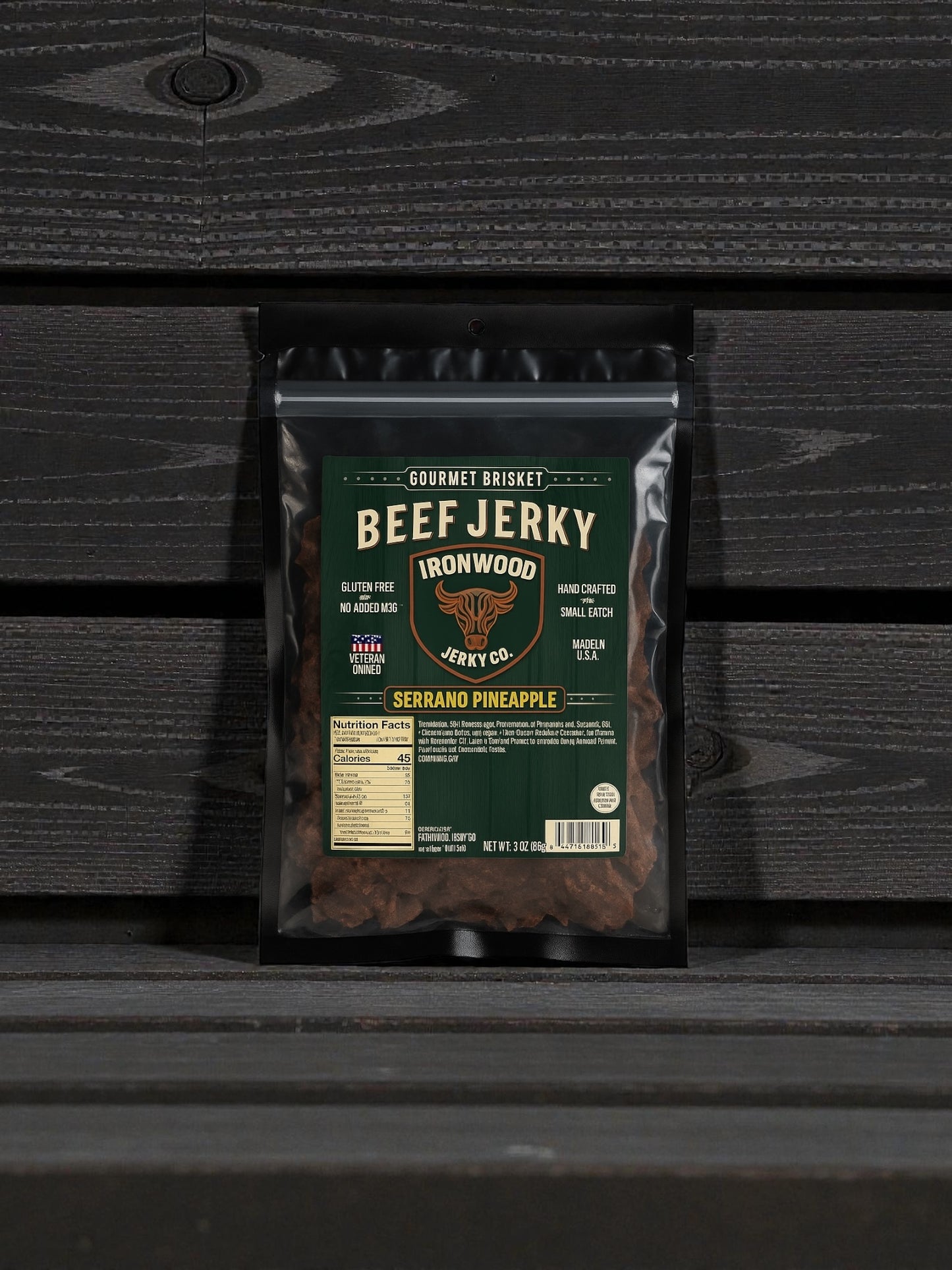 Serrano Pineapple Beef Jerky