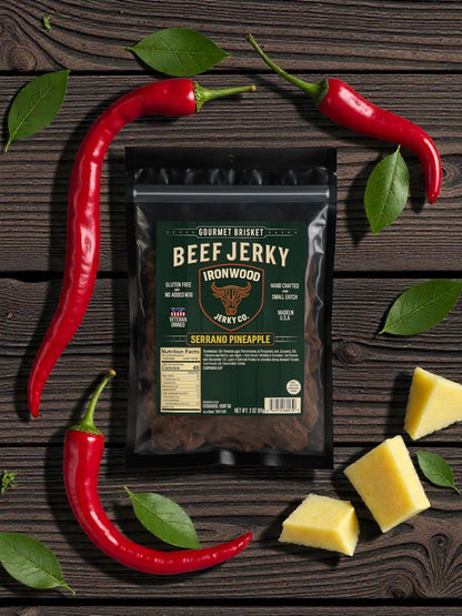 Serrano Pineapple Beef Jerky