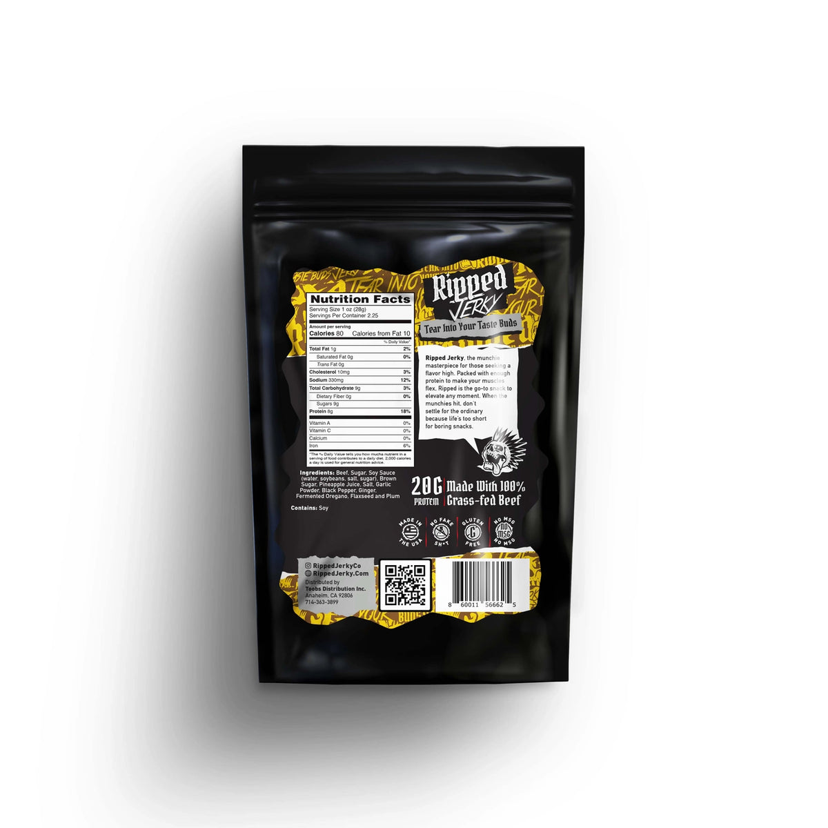 Pineapple Express Beef Jerky - Ripped