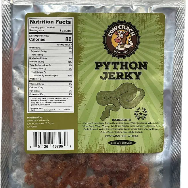 Python Snake Jerky