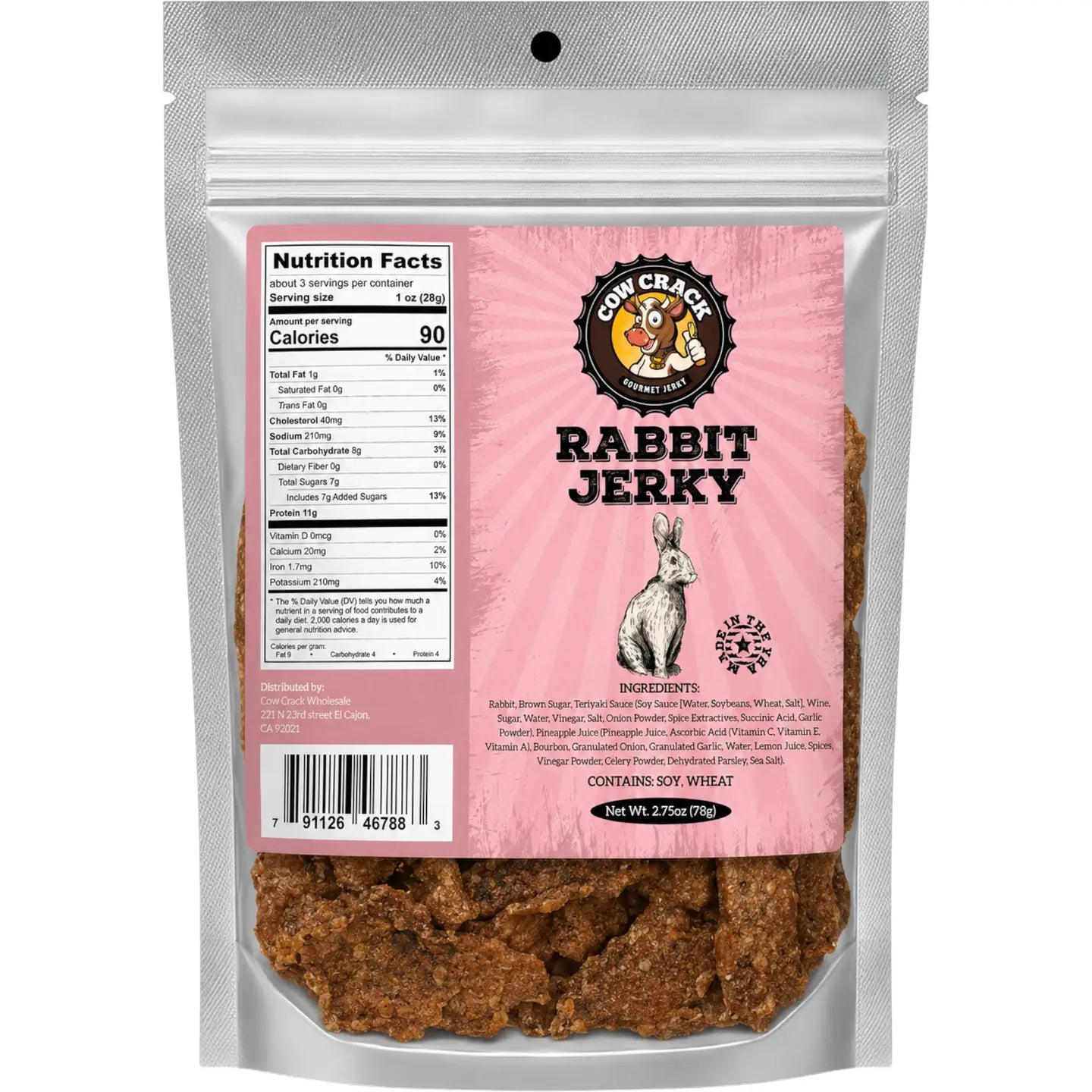 Rabbit Jerky - Cow