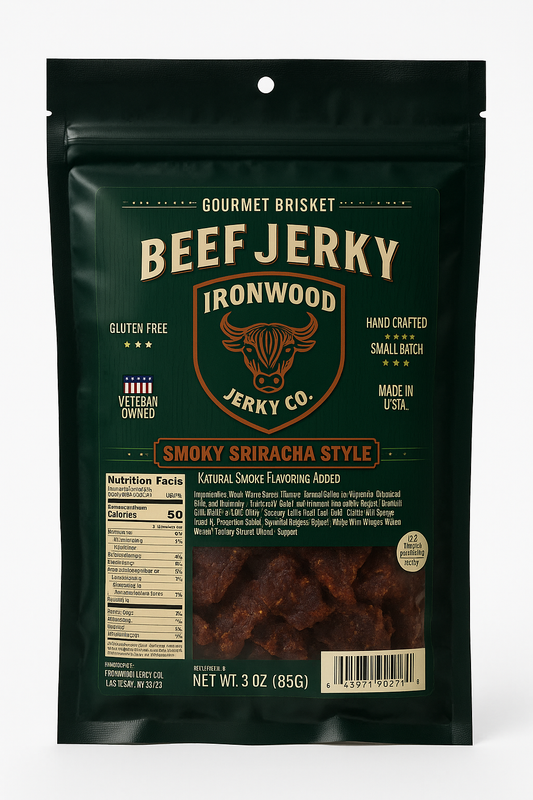 Smoky Sriracha Brisket Beef Jerky