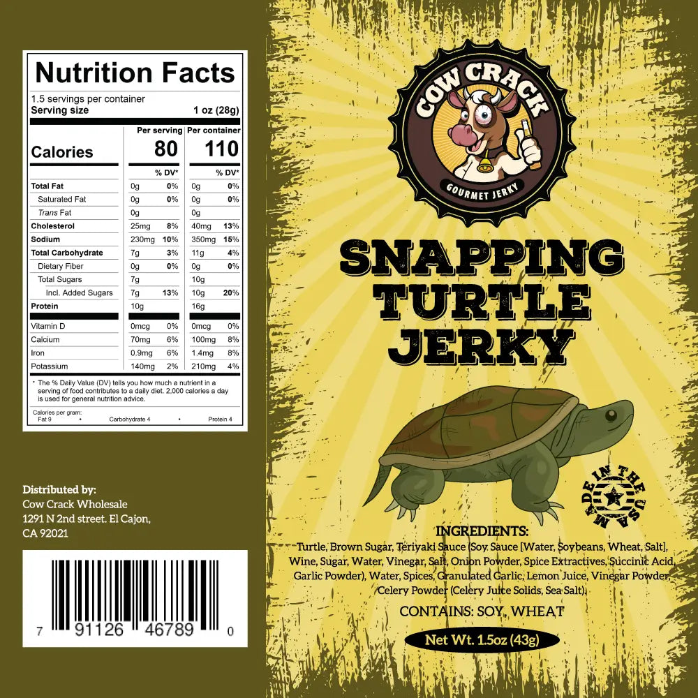 Snapping Turtle Jerky