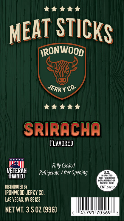 Sriracha Flavored Meat Snack Sticks 3.5 oz