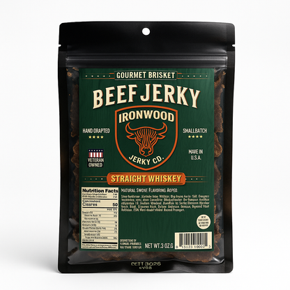 Straight Whiskey Brisket Beef Jerky