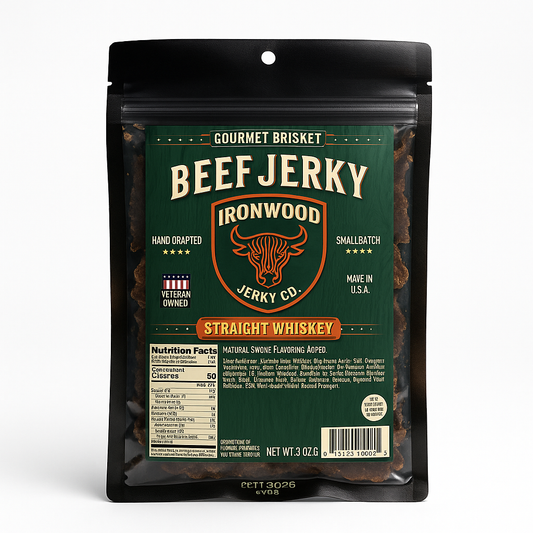 Straight Whiskey Brisket Beef Jerky