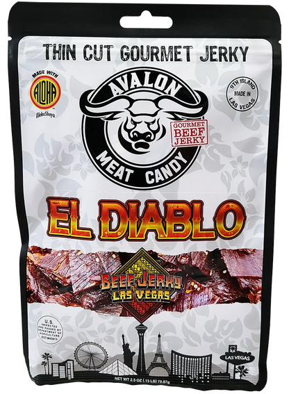 5-Pack Angus Beef Jerky – 2.5oz Each – Original, Honey Garlic, Teriyaki, Chipotle Lime, El Diablo – Bold Flavors, High Protein, Spicy & Sweet Variety Pack