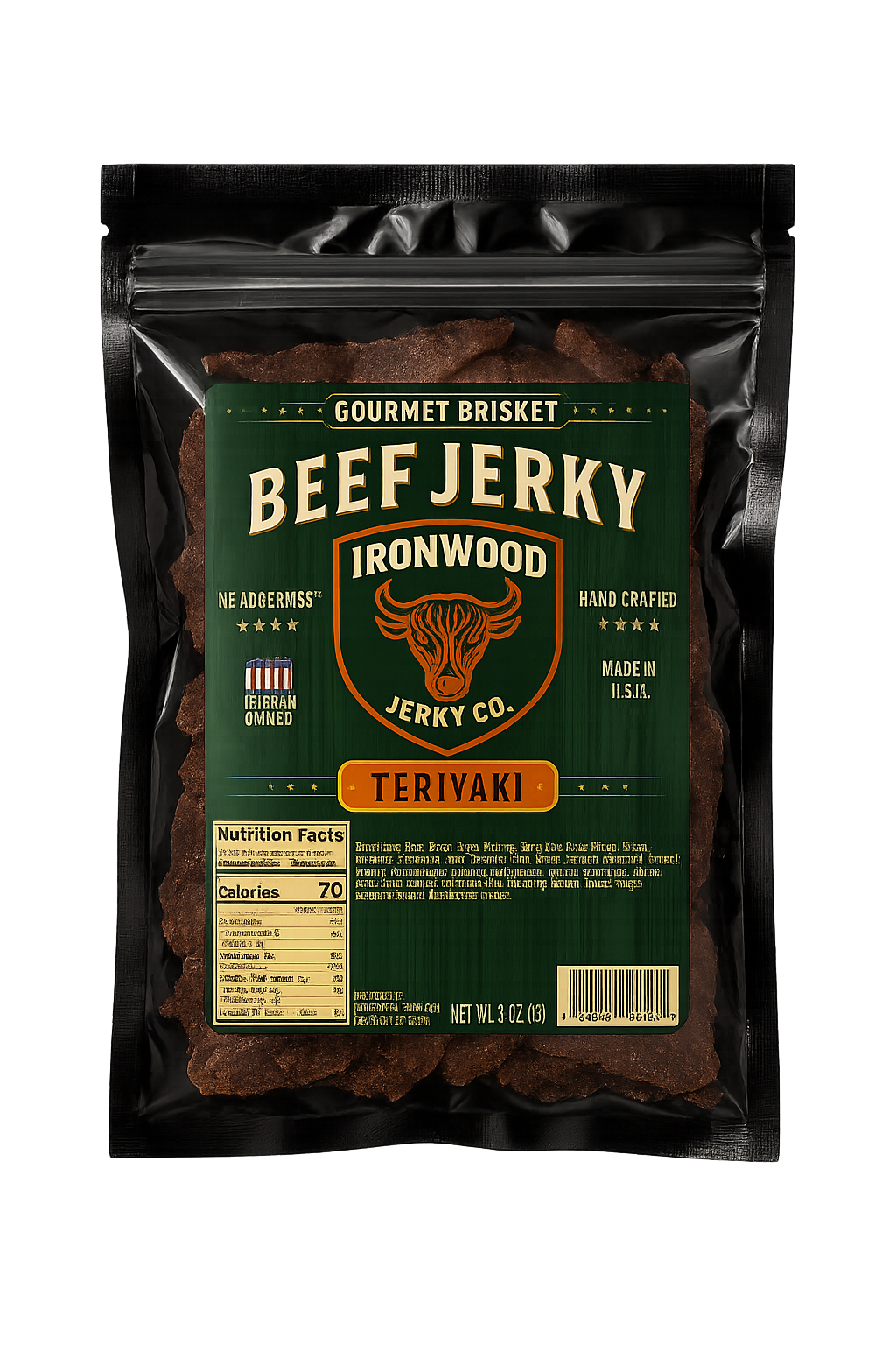 Teriyaki Brisket Beef Jerky