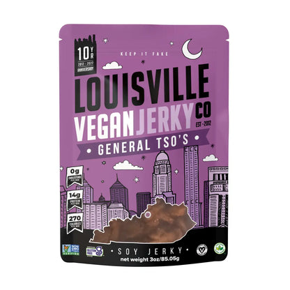 Vegan & Plant Based General Tso's Jerky