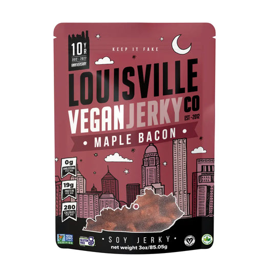 Vegan & Plant Based Maple Bacon Jerky