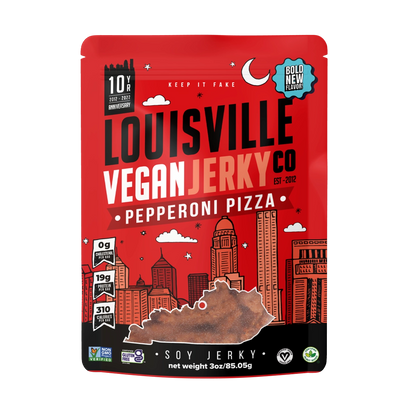 Vegan & Plant Based Pepperoni Pizza Jerky
