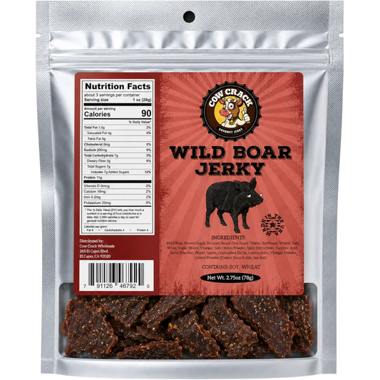 Wild Boar Jerky - Cow