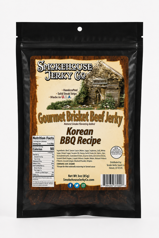 Korean BBQ Recipe Jerky - Smokehouse