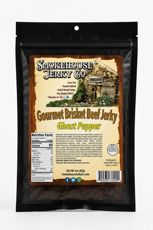 Ghost Pepper Jerky - Smokehouse