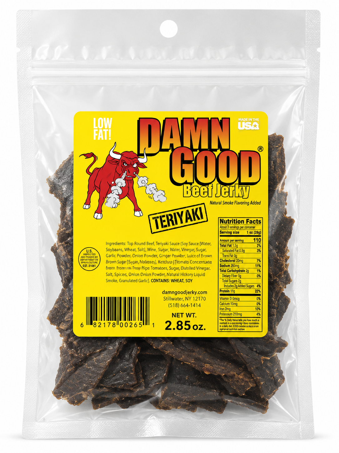 Teriyaki Beef Jerky - Damn Good