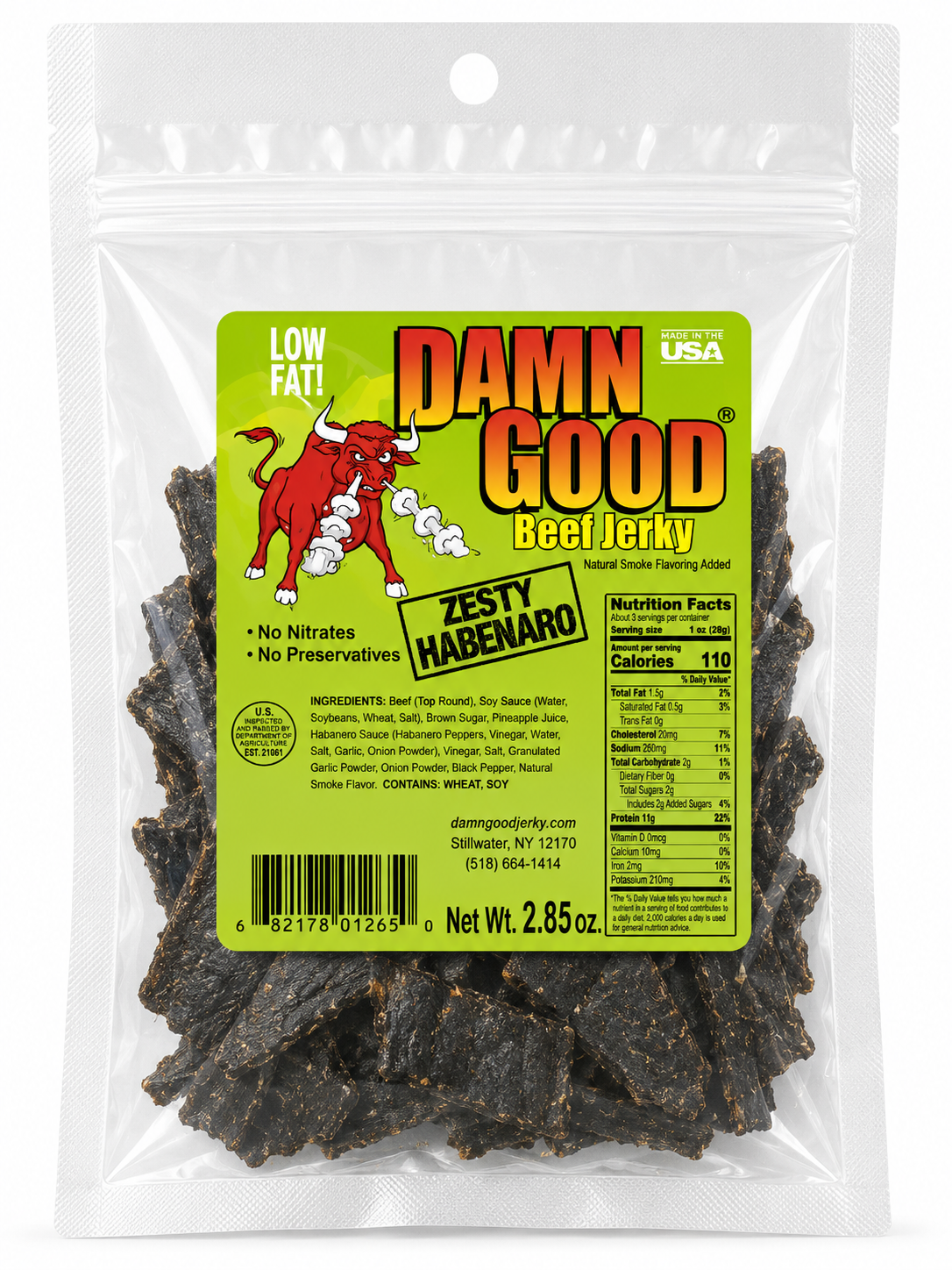 Damn Good- Zesty Habanero Jerky
