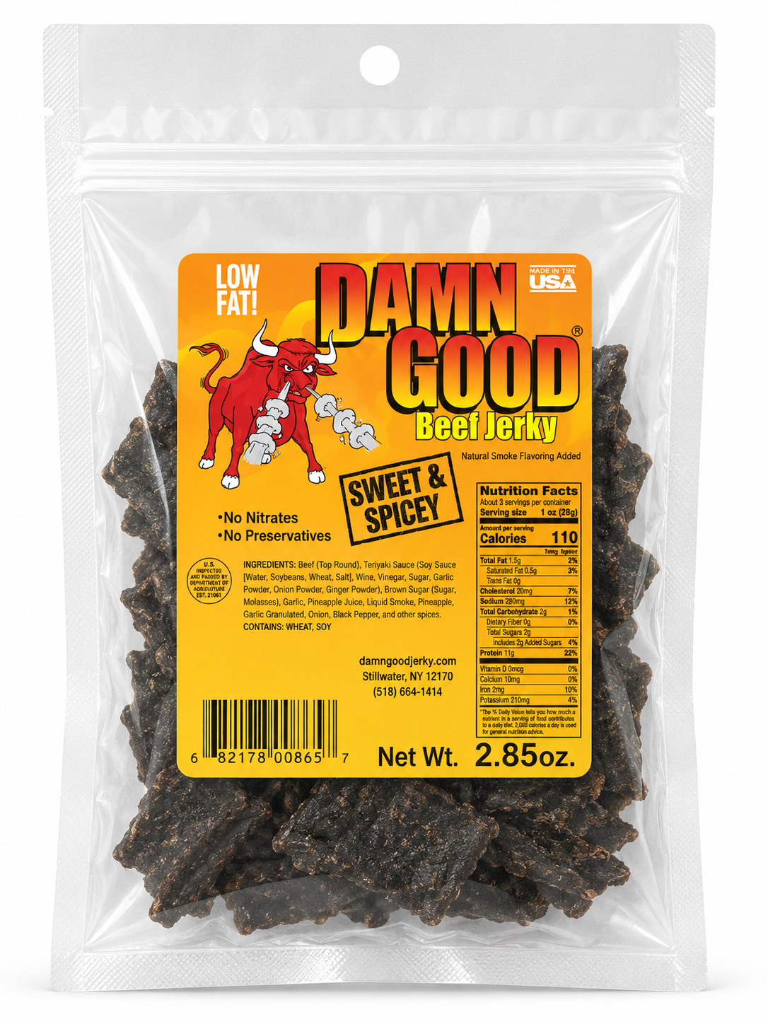 Sweet & Spicey Beef Jerky - Damn Good